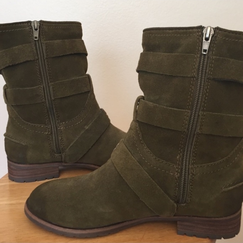 Dolce Vita Moto Boots Green